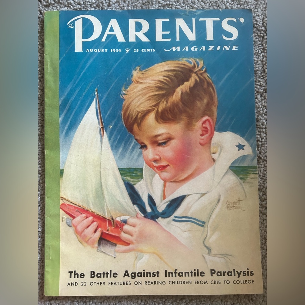 Lot of 4 Vintage Parent’s Magazines from 1934